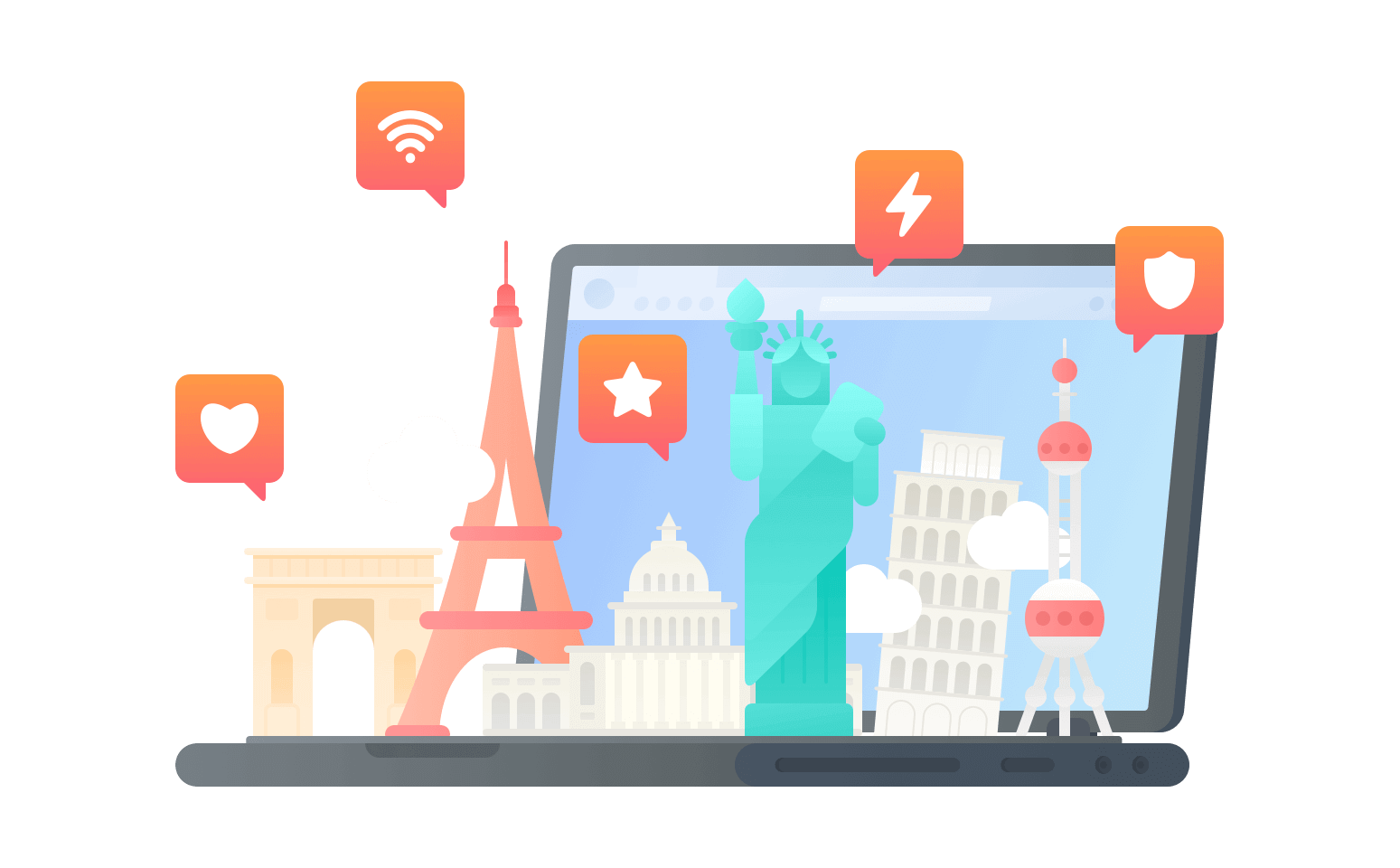 在南极洲连接到中国的软件 - 翻回VPN